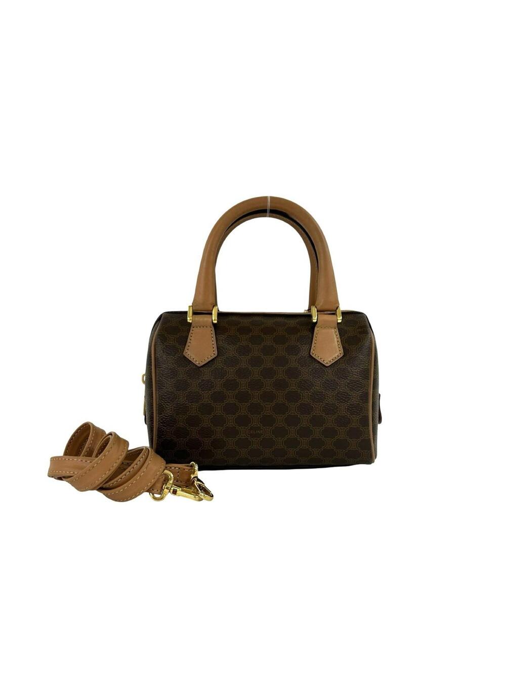 Celine Boston Bag Triomphe Coated #326228C10B